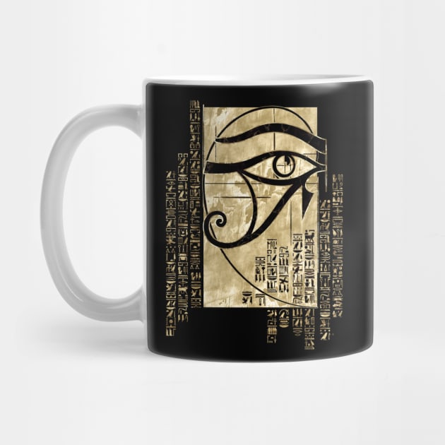 Egyptian Eye of Horus- Sacred Geometry Ornament by Nartissima